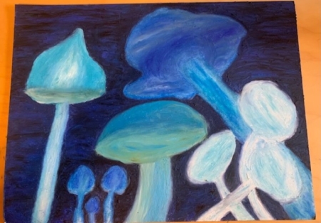 Blue Haze by artist Delyla Ovalle-Bowyer